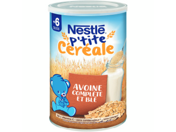 Céréales Nestle en poudre