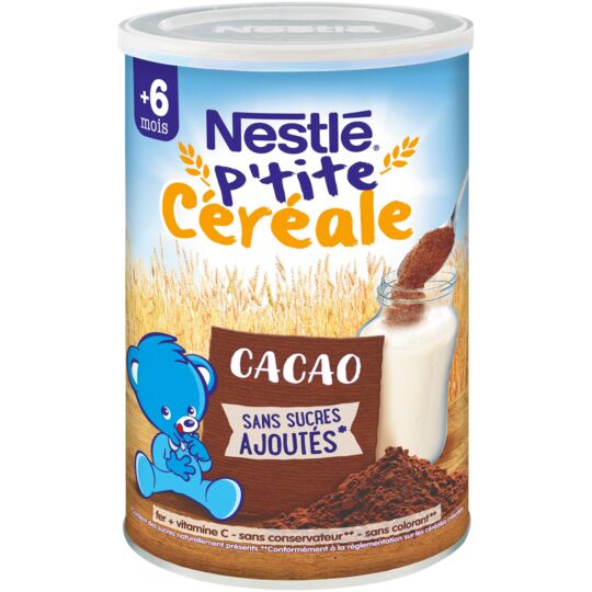 Céréales Nestle en poudre