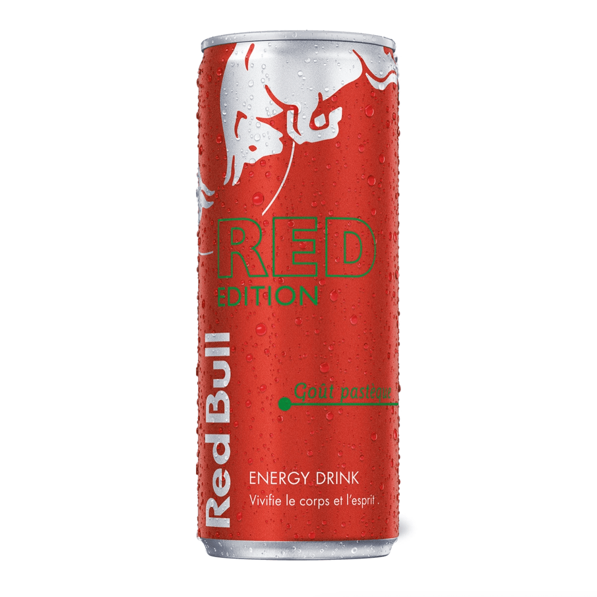 Canette Red Bull 33cl + 5 goûts différents